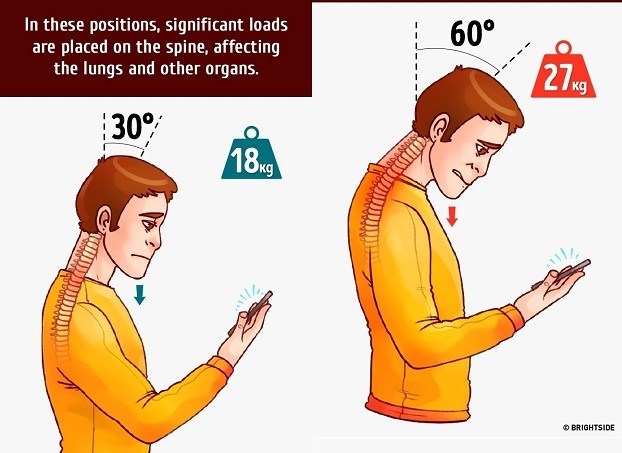 A good posture can keep you happy